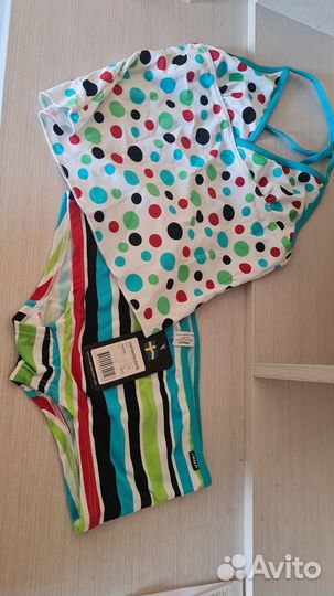 Купальник-шорты р.146 раздельн.Швеция