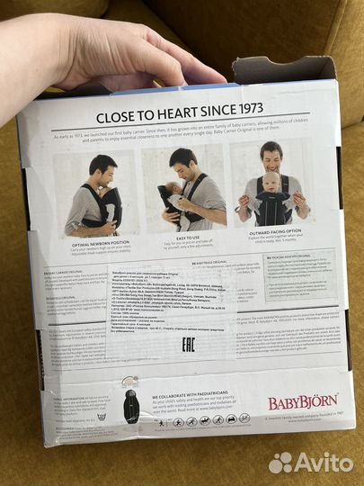 Рюкзак переноска BabyBjorn Carrier Original