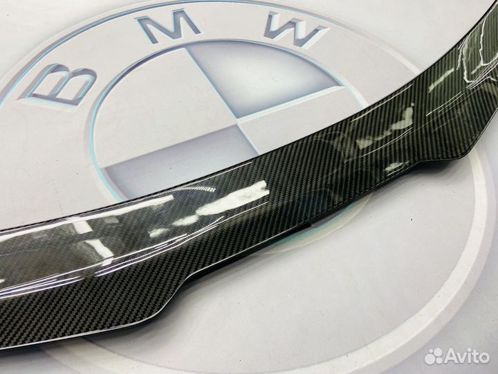 Спойлер audi A4 B8 рестайлинг PSM сухой carbon