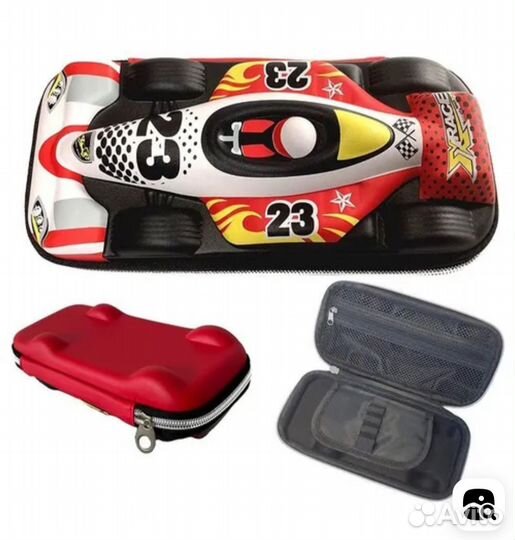 Пенал школьный для мальчика,Новый 3D гоночное авто