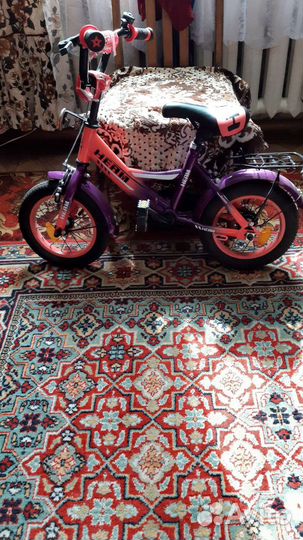 Детский велосипед с ручкой бу