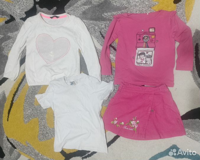 Вещи пакетом для девочки 2-4 года