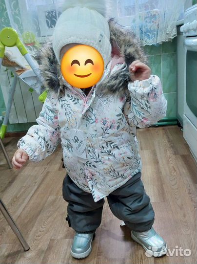 Зимний костюм для девочки 86 baby go