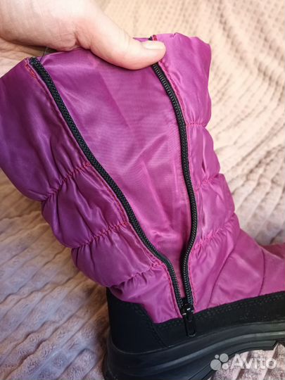 Дутики зимние для девочки 35 36