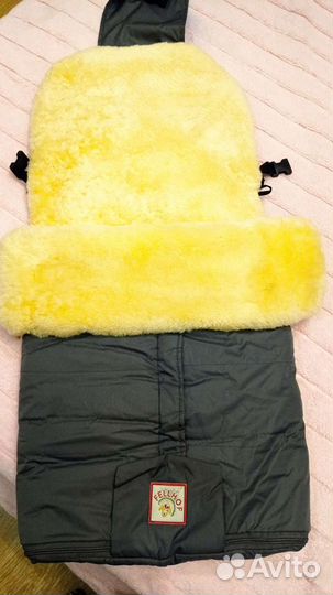 Меховой конверт из натуральной овчины