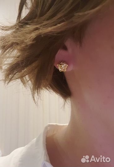 Серьги пусеты Versace