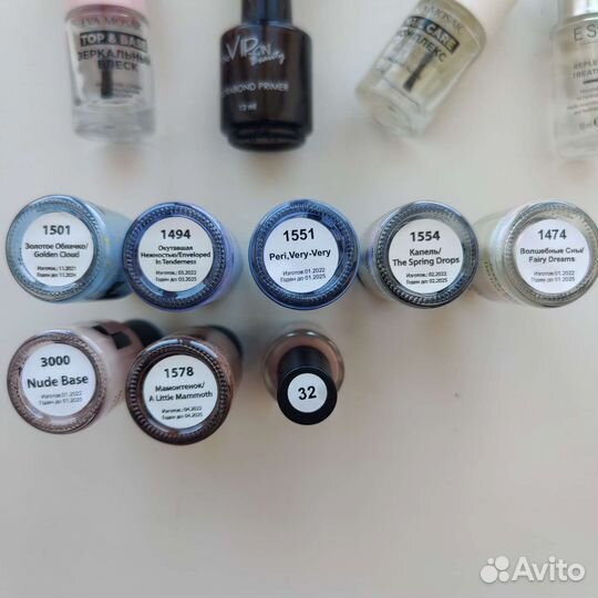 Набор лаков для ногтей и масло