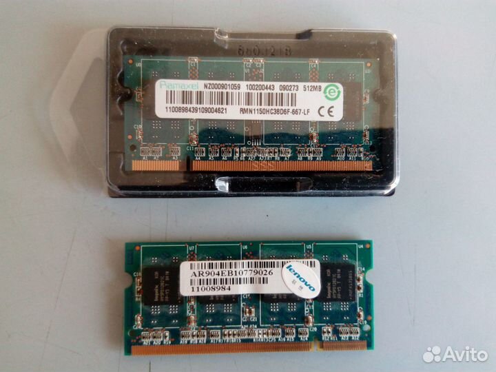 Память Lenovo для ноутбука 512Mb DDR2