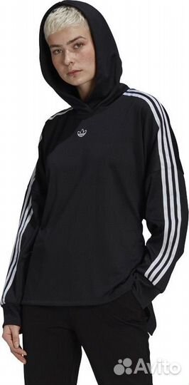 Оверсайз худи adidas originals gn3171 с завязками