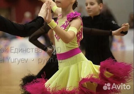 Платье для латины ю1 рост 146-158