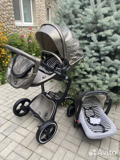 Коляска 3 в1 Foo foo Luxmom