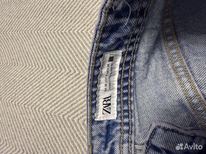 Джинсы zara 36 прямые