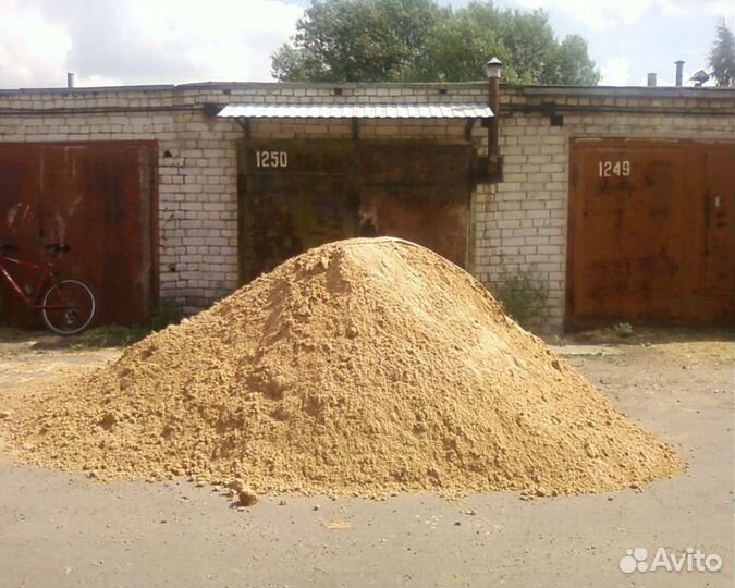 Песок, отсев, щебень, срез, чернозем