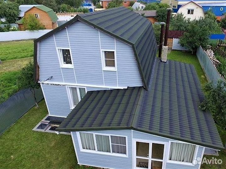 Ондулин черепица графит