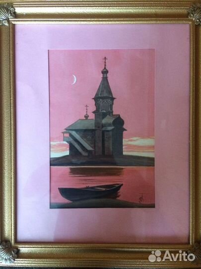 Акварель В.Г Лукьянца