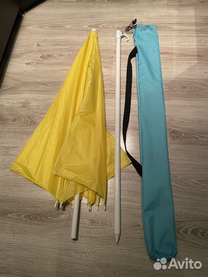 Зонт пляжный 150 см, с чехлом