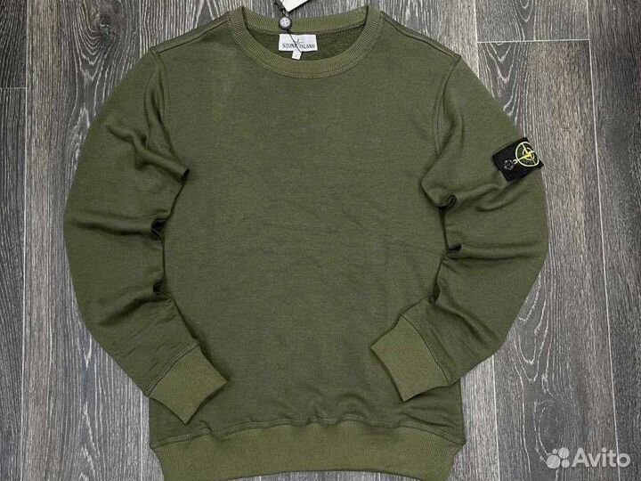 Люксовый свитшот stone Island 1012
