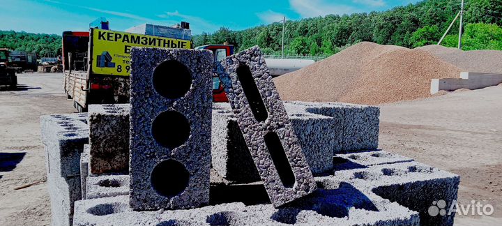 Блоки керамзитные бетонные RDS4079