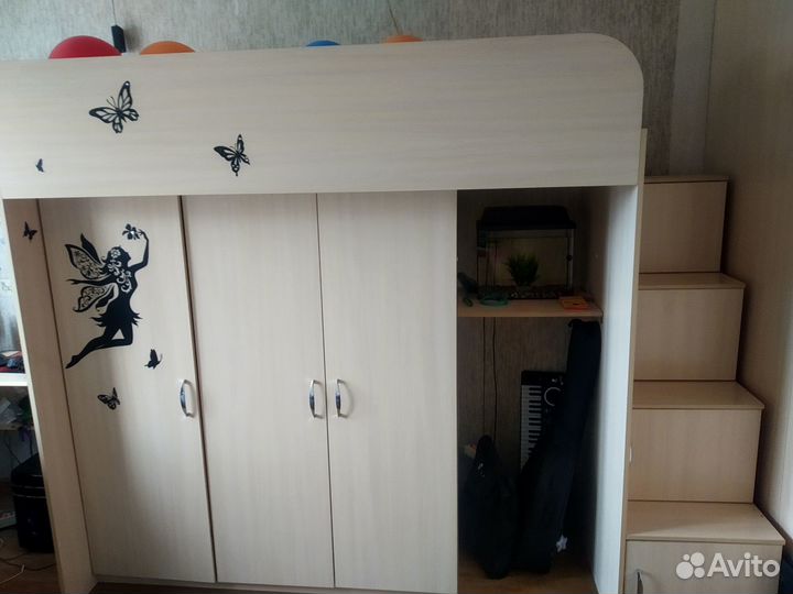 Детская кровать чердак