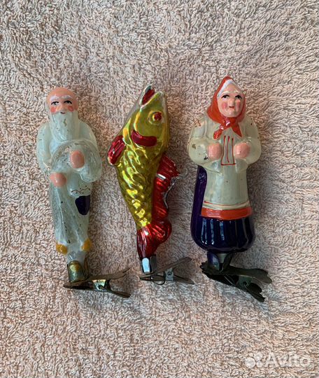 Елочные игрушки СССР одним лотом