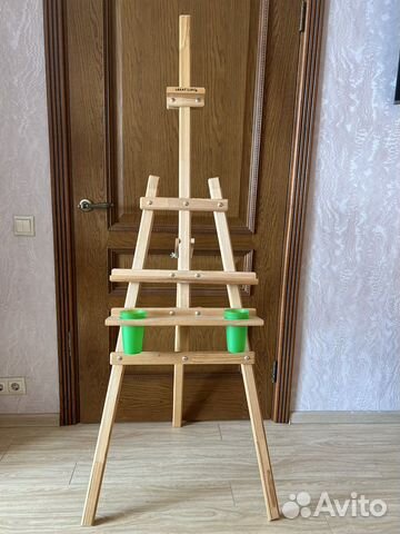 Мольберт для рисования Лира,холст в подарок 50х60