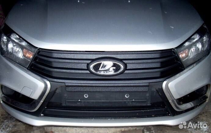 Защита радиатора зимняя на Лада Веста