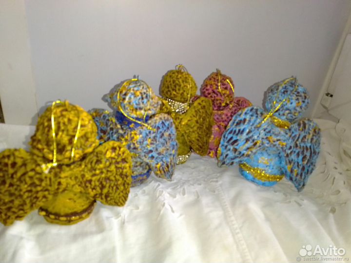 Подарок Ангел рождественский с колокольчиком