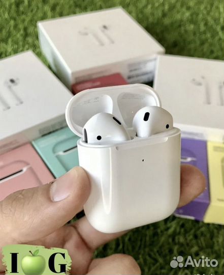 Наушники аирподс 2 + чехол (Магазин)