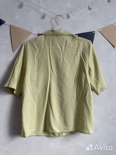 Блузка зеленая женская 46