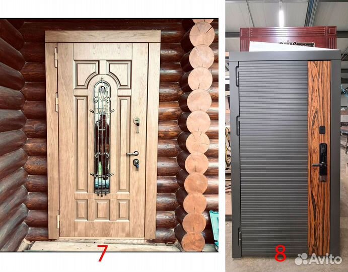 Термодверь входная для домов металлическая