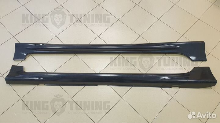 Пороги Honda Civic 8 Mugen (абс пластик)