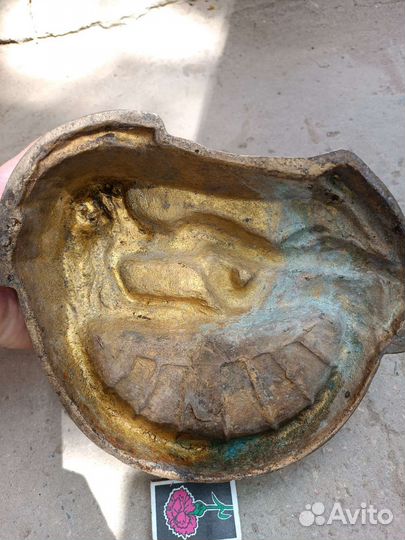 Пепельница СССР бронза