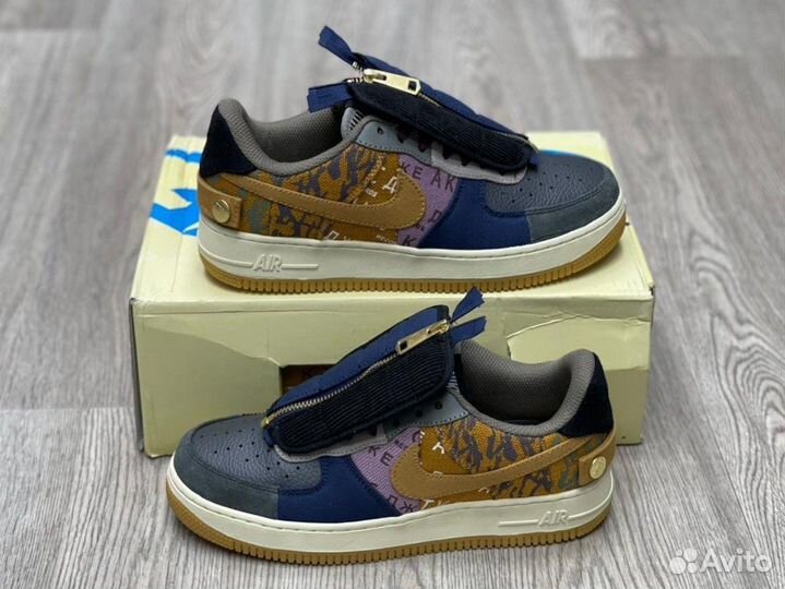 Кроссовки Nike Air Force 1 Travis Scott (41-45)