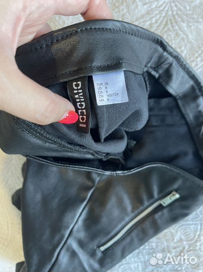 Шорты женские кожаные hm 44