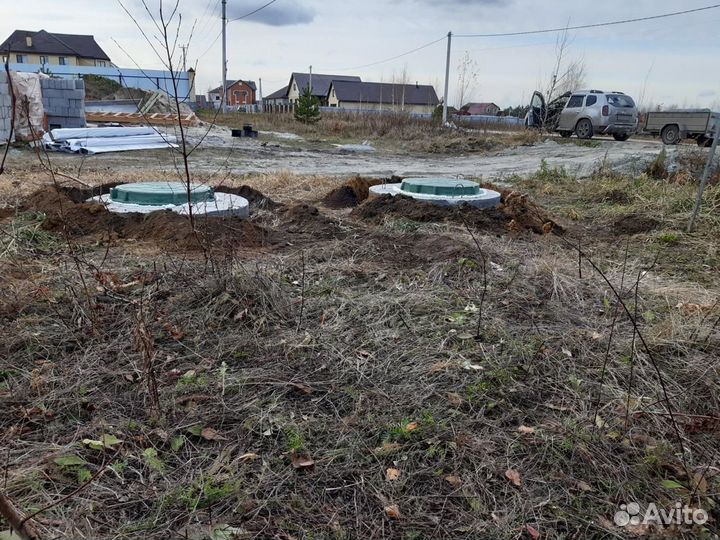 Септик из бетонных колец под ключ