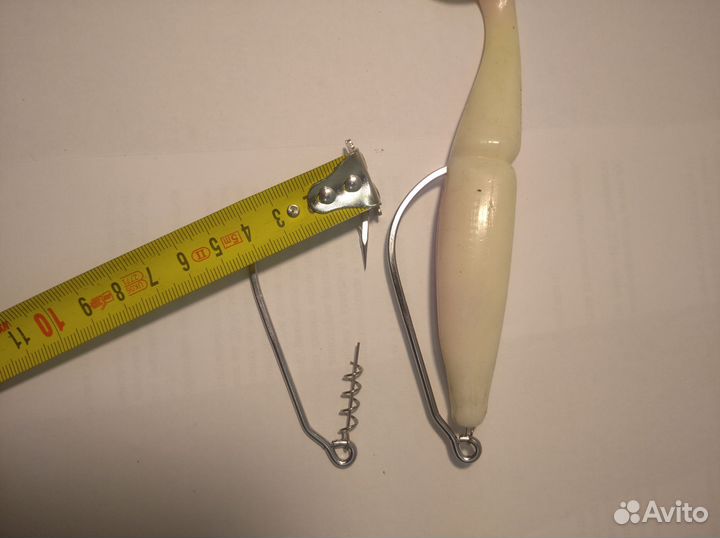 Офсетный крючок 10/0 с пружиной (10 шт)