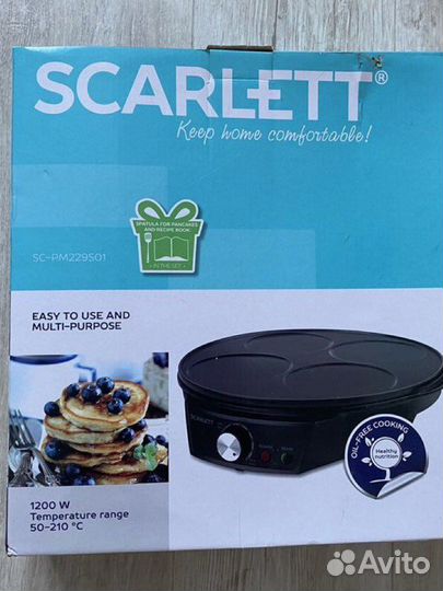 Блинница электрическая Scarlett
