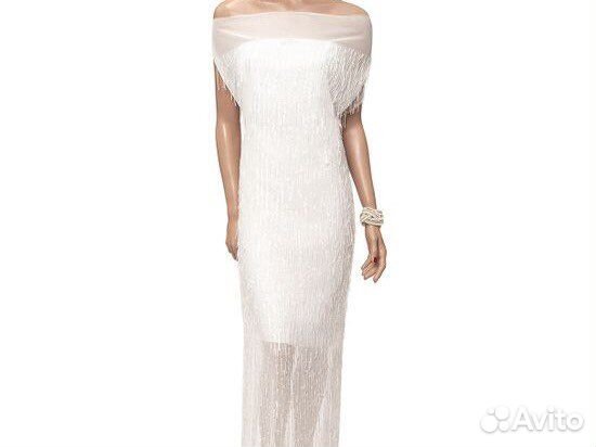 Ткань вышивка на сетке пайетки