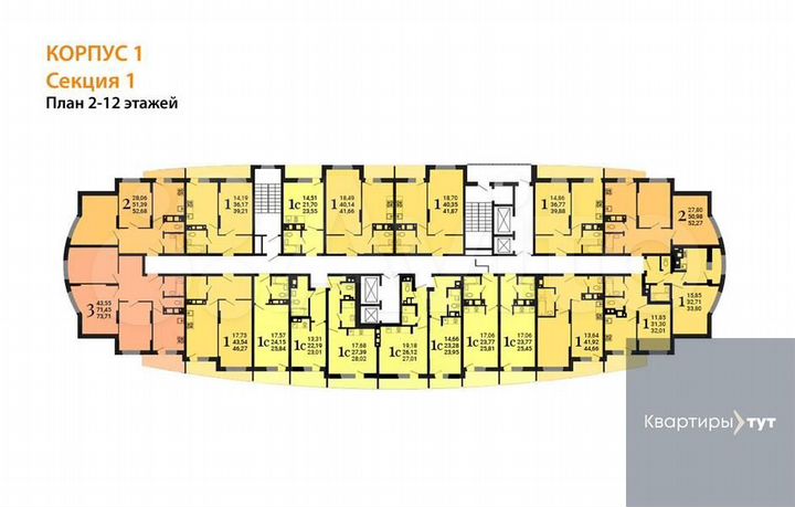 Квартира-студия, 24 м², 4/25 эт.