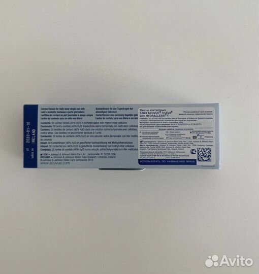 Линзы Acuvue 1-Day TruEye, 30 шт, R 8,5, D -1,25