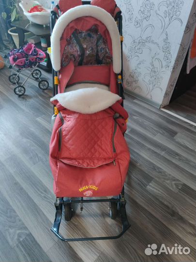 Санки коляска ника 7