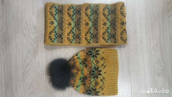 Шапка+шарф