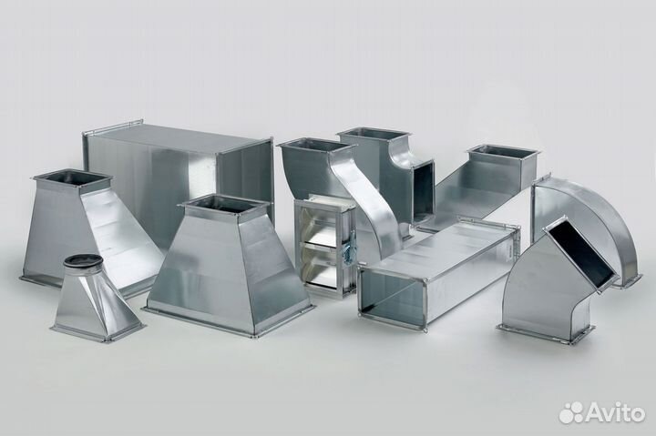 Фасонные изделия / Воздуховоды / Оцинковка