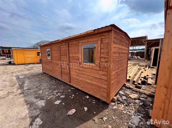 Новые деревянные бытовки