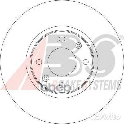 Диск тормозной 16901 Abs