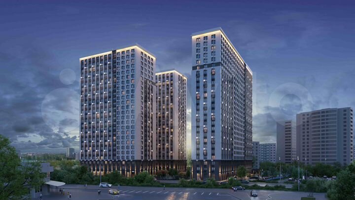 3-к. квартира, 60,8 м², 23/25 эт.