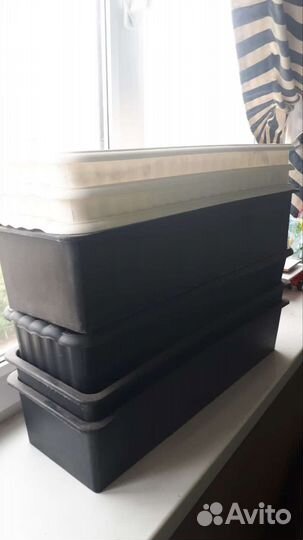 Поддоны и ящики для цветов