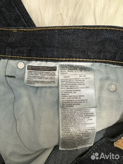 Джинсы levis 505 w 32 l 34