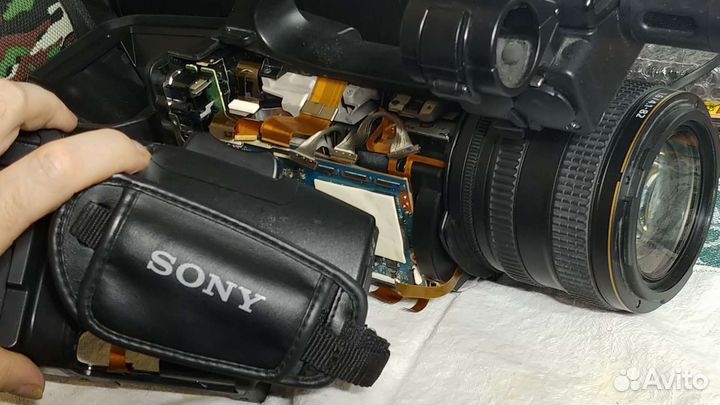 Видеокамера Sony nx5 ремонт ошибка C:32:60 фокус