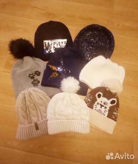 Шапочки для девочки пакетом